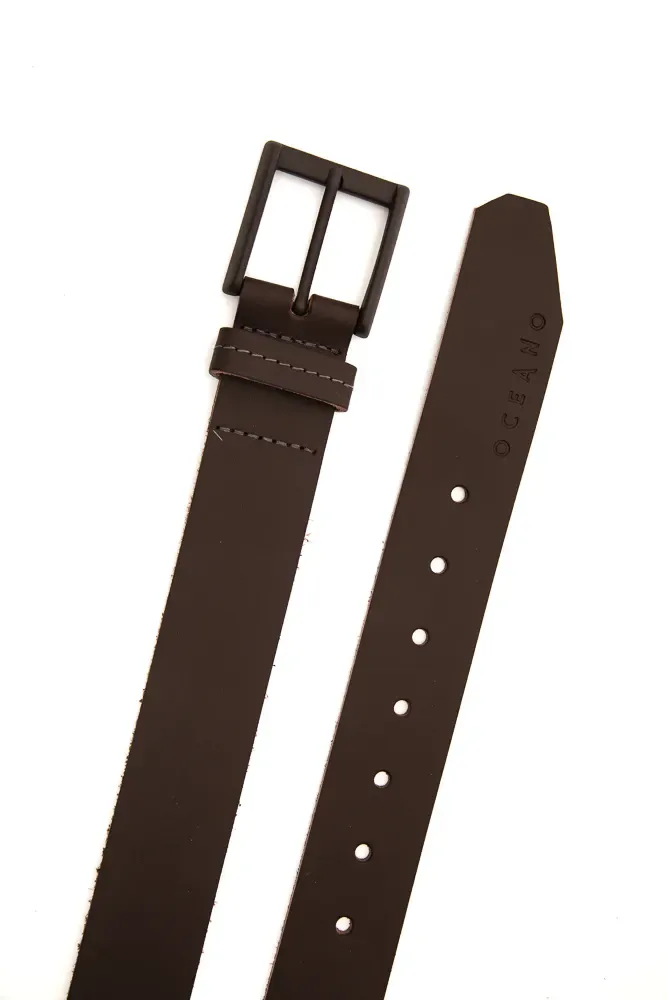 Cinto Oceano Couro Masculino 44975 Marrom