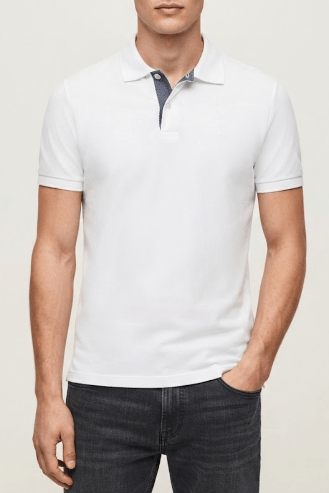 Camisa Polo Ogochi  Manga Curta Masculina 007001001 Slim Branco