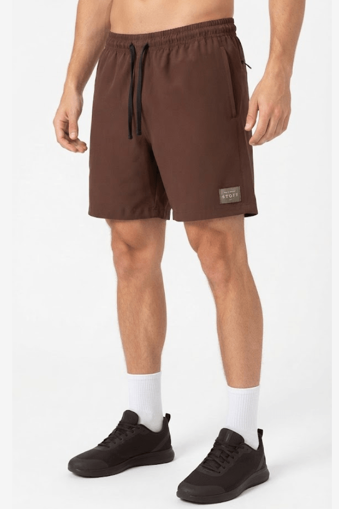 Shorts Stoff Masculino Esportiva Tactel  09090 Marrom