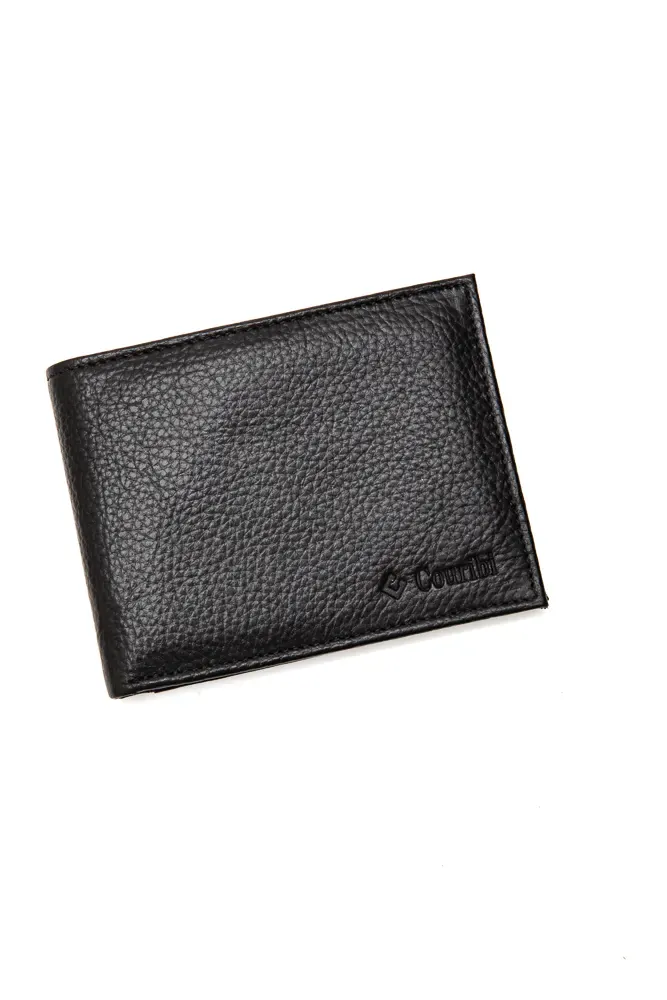 Carteiras Couribi Mini Slim Masculino Couro 2002 Preto