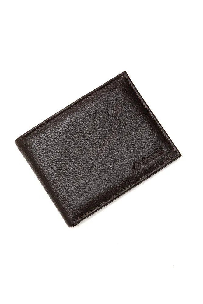 Carteiras Couribi Mini Slim Masculino Couro 2002 Marrom