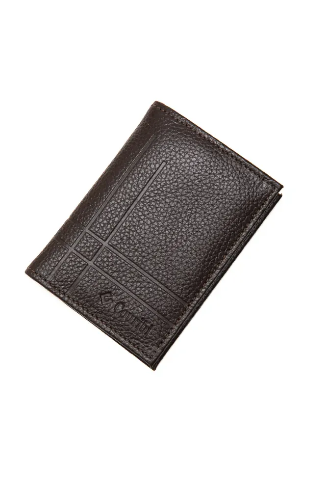 Carteira Porta Cartão Couribi Slim Masculino Couro 2019 Marrom