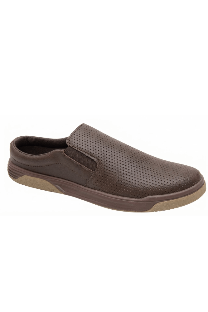 Sapatilha Pádua Mule Masculino Casual 8003 Marrom