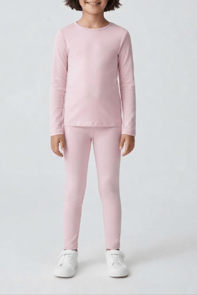 Calça Malha Alakazoo Felpada Infantil Unissex 00486a Rosa