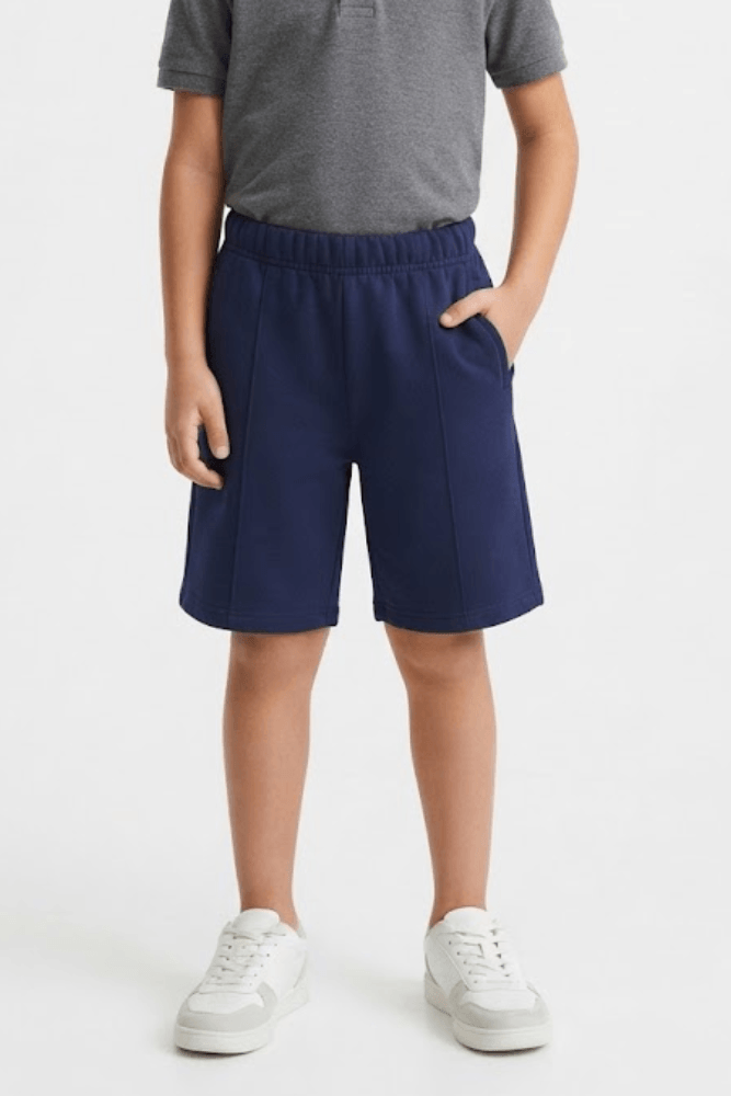 Bermuda Moletom Ftk Fiotty Juvenil Masculina 2836 Marinho