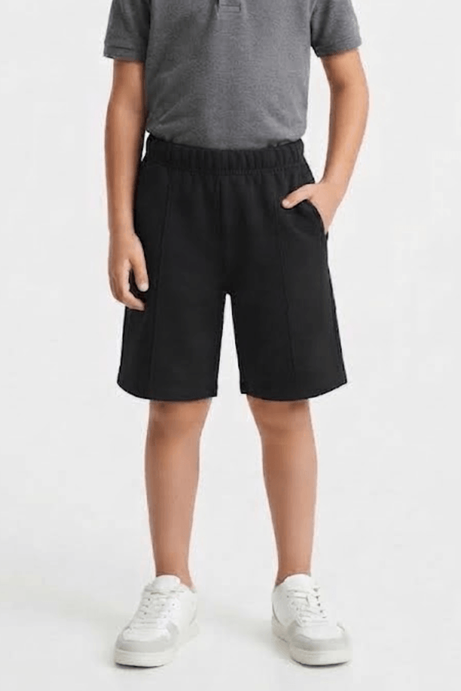 Bermuda Moletom Ftk Fiotty Juvenil Masculina 2836 Preto