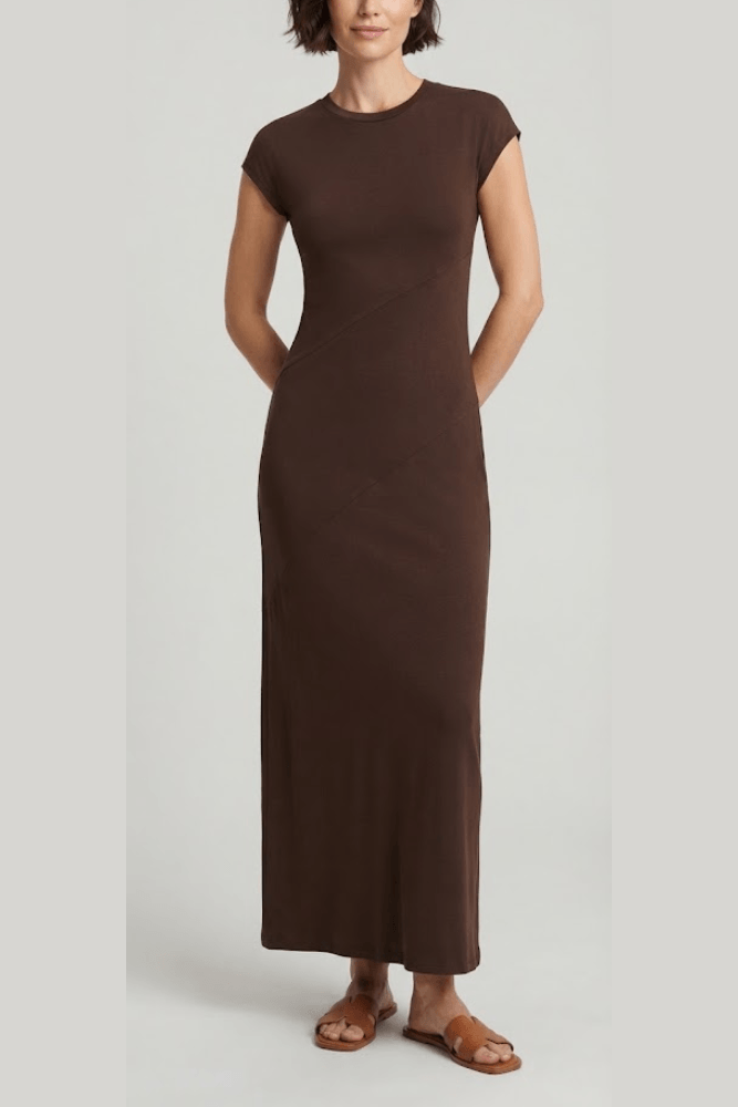Vestido Longo Chá De Mel Feminino 926124000 Marrom