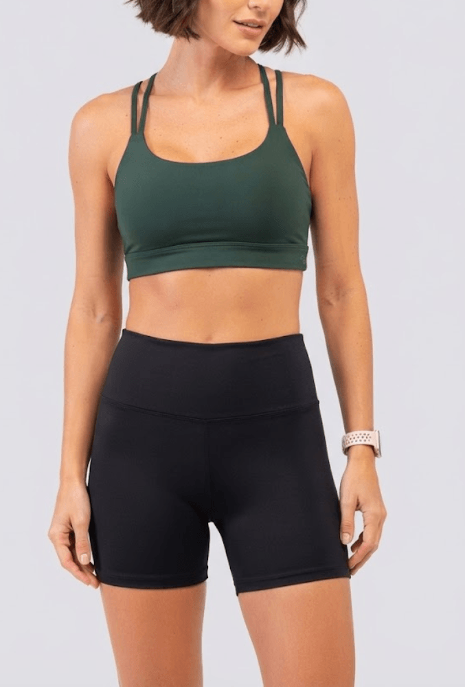 Shorts Poliamida Mc Fitness Feminino Proteção Uv Cf024 Preto