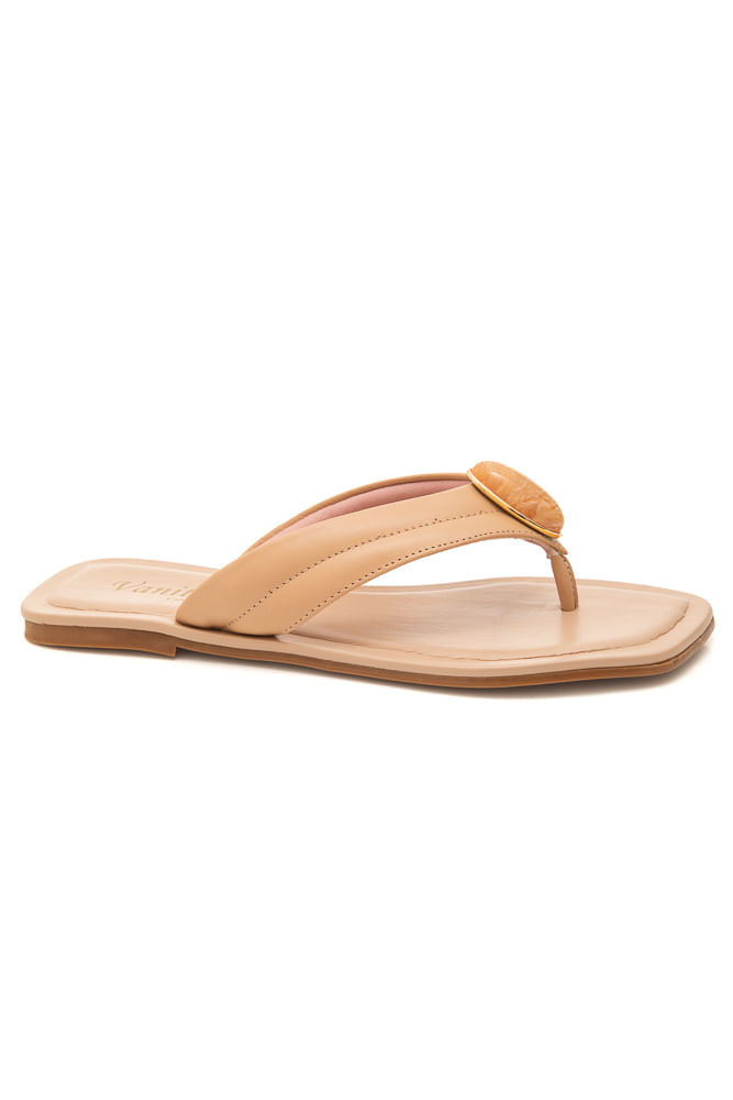 Chinelo Rasteira Lz1018 Caramelo