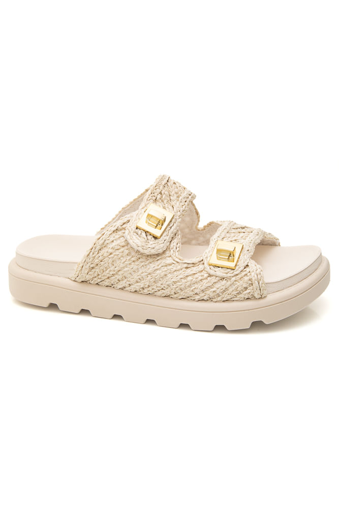 Chinelo Vizzano Papete Feminino Em Gáspea 6510.119 Off-White