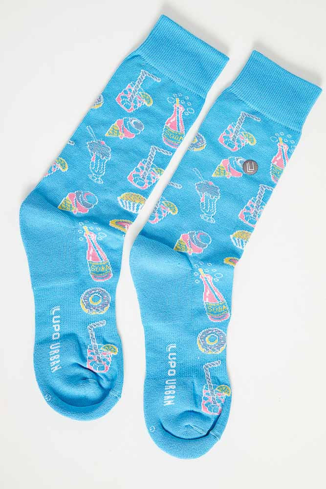 Meia-Casual-Feminina-Lupo-Doces-Azul