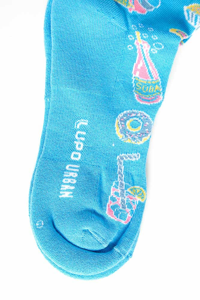 Meia-Casual-Feminina-Lupo-Doces-Azul