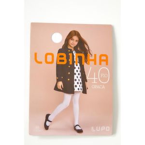 Meia-Calça Casual Infantil Menina Lupo 02530-001 Branco
