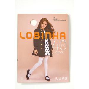 Meia-Calça Casual Infantil Menina Lupo 02530-001 Off-White
