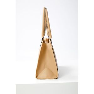 Bolsa De Ombro Feminina Luxcel/Gash Bg72078 Nude
