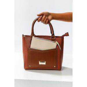 Bolsa Feminina Casual De Mão Rafitthy 28.02184a Marrom