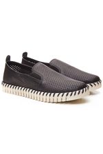 Tenis-Casual-Slip-On-Feminino-Bottero-Couro-Atanado-Preto