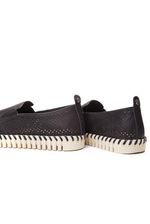 Tenis-Casual-Slip-On-Feminino-Bottero-Couro-Atanado-Preto