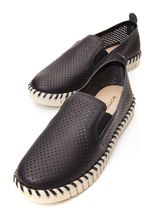 Tenis-Casual-Slip-On-Feminino-Bottero-Couro-Atanado-Preto