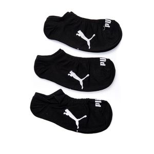 Kit Puma 3 Pares De Meias Sapatilha Algodão Unissex - 4515.001 Preto