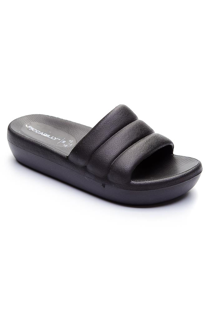 Chinelo Conforto Feminino Piccadilly Marshmallow C222001 Preto
