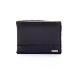Carteira Casual Pegada Ca34102-02 Couro Preto