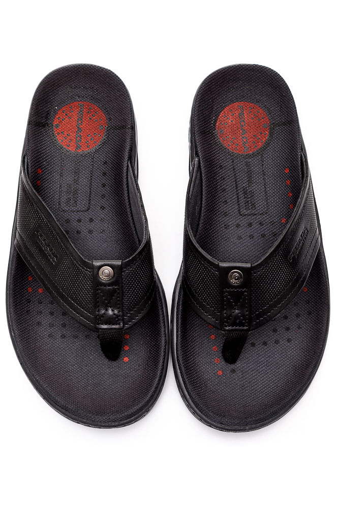 Chinelo-Dedo-Masculino-Pegada-Em-Couro-Preto