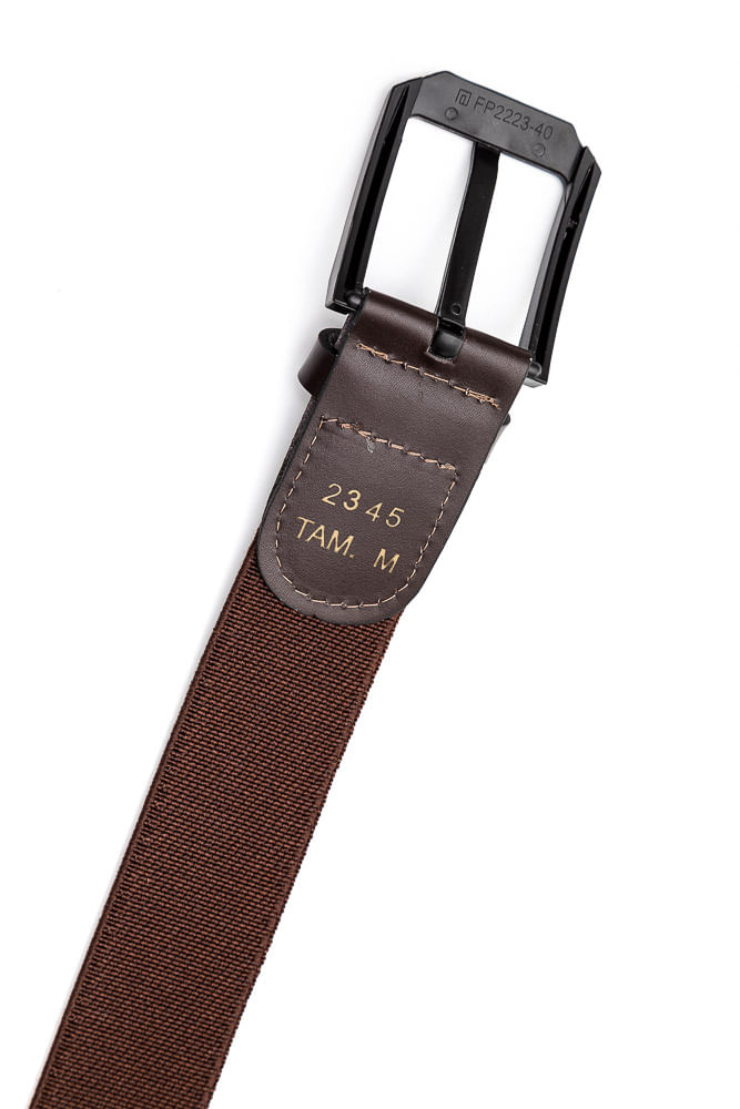 CINTO CASUAL MASCULINO PEGADA MARROM