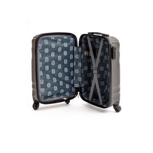 Mala De Viagem Pequena Luxcel MF10268PK-19  Chumbo