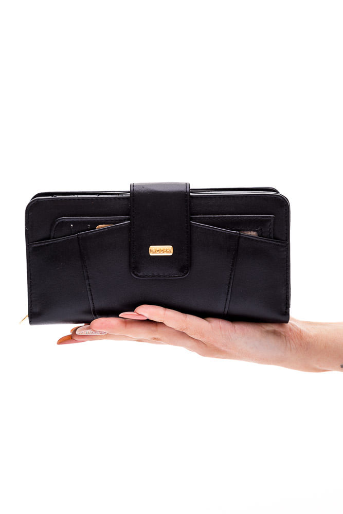 Carteira-Casual-Feminina-Roder-Preto