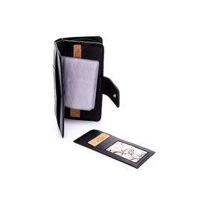 Carteira Casual Feminina Roder 8055 Couro Preto