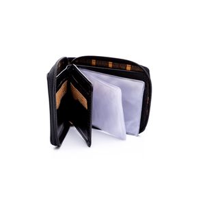 Carteira Tradicional Masculina Couro Zíper Roder 410 Preto