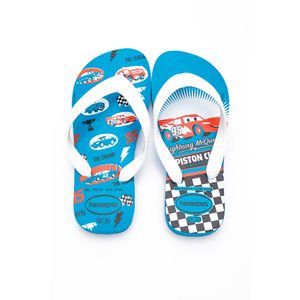 Chinelo De Dedo Infantil Menino Havaianas Cars 0376 Azul