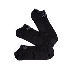 Kit Meia Cano Curto Masculino Oceano 44512 Preto