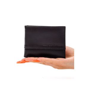 Carteira Pegada Masculina Couro  Ca003434-03  Preto