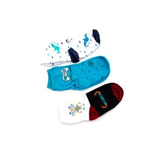 Kit 3 Pares De Meia infantil Menino Selene 1451.001 Sortido