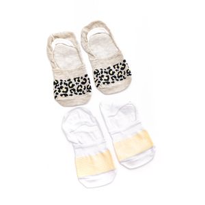 Kit 2 Pares De Meias Sapatilha Selene 7380.001 Sortido