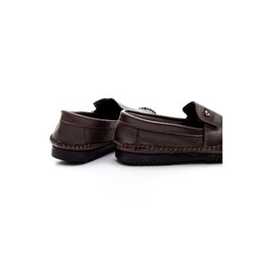 Sapato Mocassim Básico Masculino West Line 700 Marrom