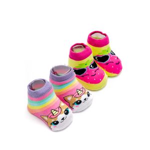 Meia Rn Cano Curto Infantil Selene 1040.001 Sortido