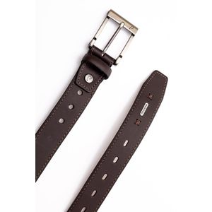 Cinto Social Masculino Pegada Ci002310-20 Couro Marrom