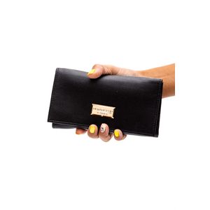 Carteira Casual Feminina Couro Di Marly´s 7422 Preto
