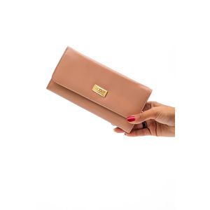 Carteira Casual Retangular Feminina Roder 324 Nude