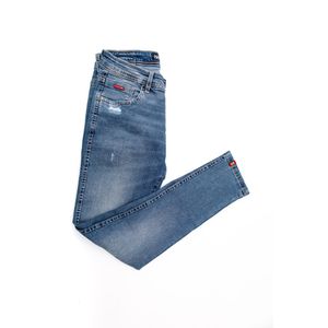 Calça Skinny Biker Jeans Marina Oceano 36034 Azul