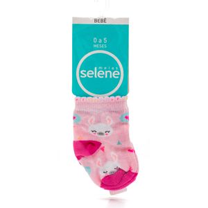 Meia Soquete Rn Infantil Menina Selene 1000.001.R501 Sortido