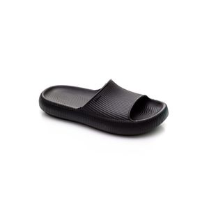 Chinelo Slide Feminino Zaxy Leveza New Preto