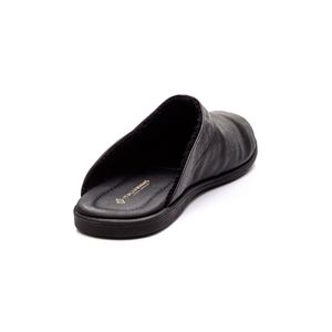 Pantufa Chinelo Masculina Italianinho 120730130 Couro Preto