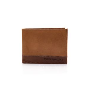 Carteira Masculina Ferracini Cf372 Couro Castanho