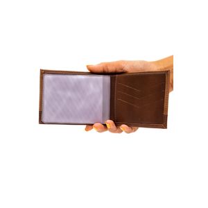 Carteira Masculina Ferracini Cf372 Couro Castanho