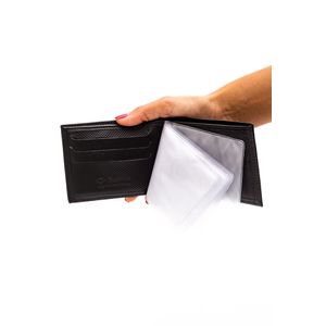 Carteira Casual Masculino Couro Fasolo H043143 Preto