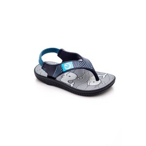 Chinelo Dedo Infantil Menino Cartago 11975-Ak802 Baleia Azul
